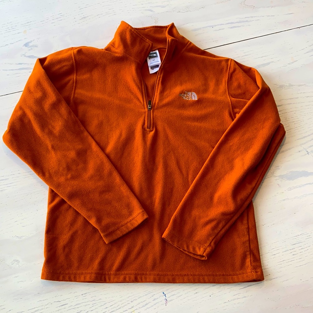Boys lightweight Burnt Orange 1/4 zip